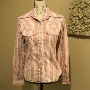 MORBID THREADS Button Down Raw Hem Collared Shirt.